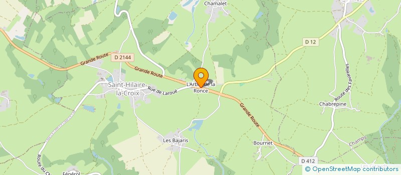 localisation de l'entreprise SRBT  SAINT-HILAIRE-LA-CROIX