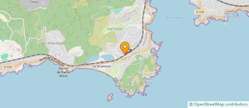 localisation de l'entreprise SRC  SAINT-RAPHAEL