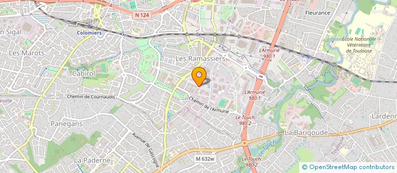localisation de l'entreprise SRC HOLDING à COLOMIERS