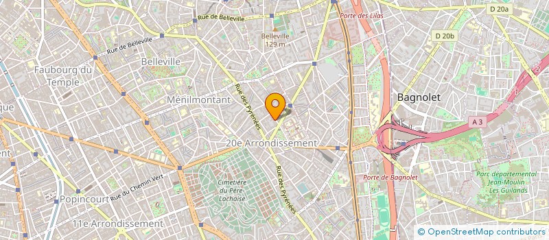localisation de l'entreprise SRC IMMO à PARIS