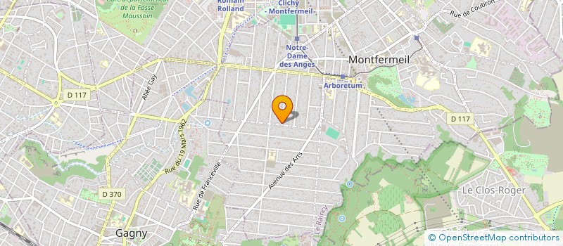 localisation de l'entreprise SRC IMMO à MONTFERMEIL