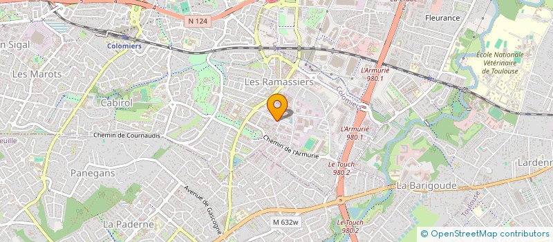 localisation de l'entreprise SRC SOLUTION à COLOMIERS