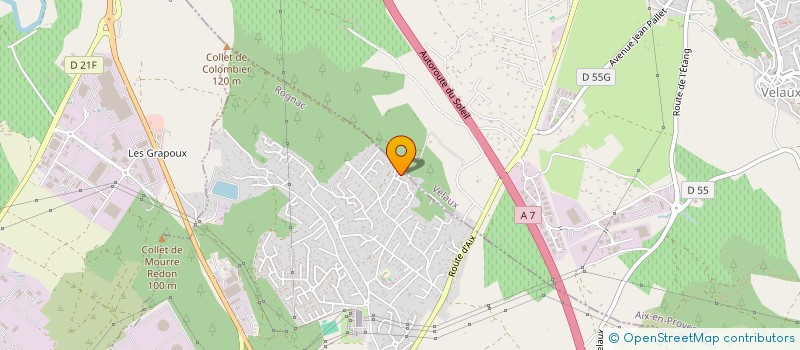 localisation de l'entreprise SRCB  ROGNAC