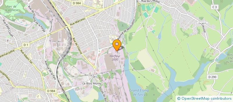 localisation de l'entreprise SRCI-P2MI à LE CREUSOT