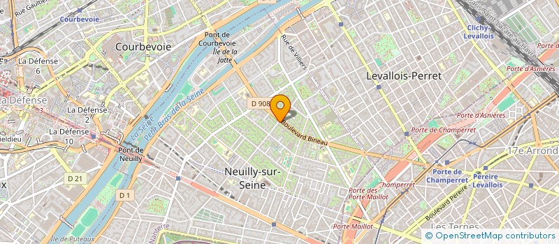localisation de l'entreprise SRCJ à NEUILLY-SUR-SEINE