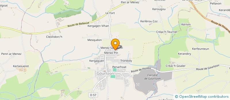 localisation de l'entreprise SRCM  GOURLIZON