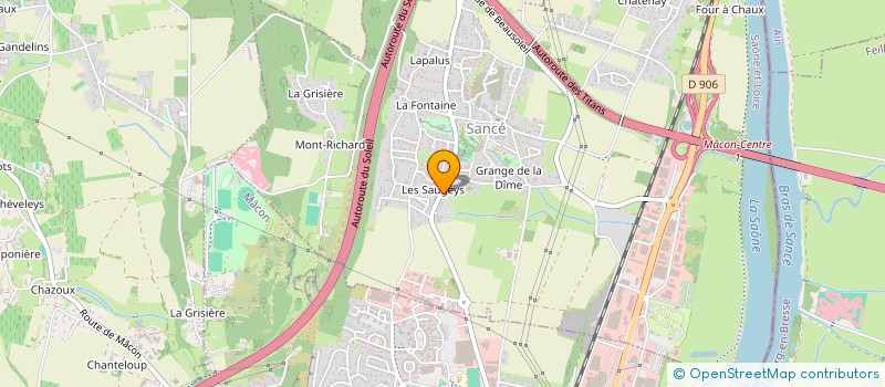 localisation de l'entreprise SRCM  MACON