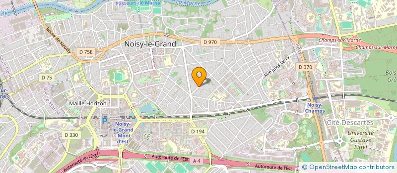 localisation de l'entreprise SRCONNECT à NOISY LE GRAND