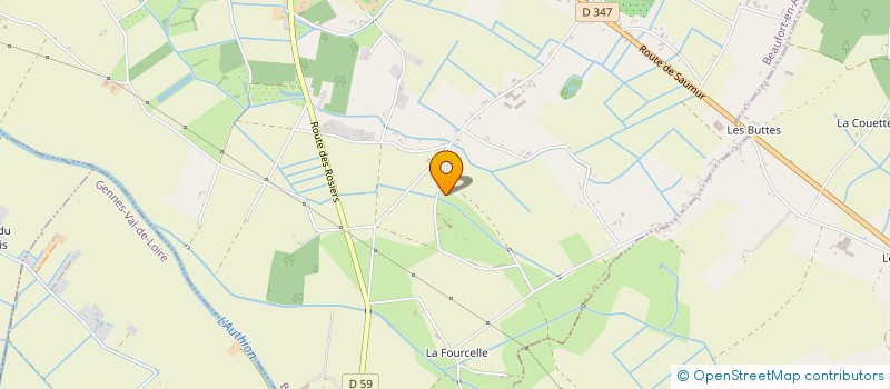 localisation de l'entreprise SRD à BRISSAC LOIRE AUBANCE