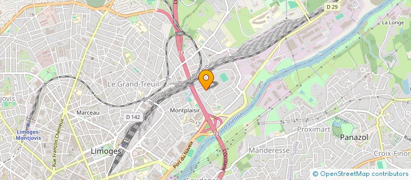 localisation de l'entreprise SRD FINANCEMENT à LIMOGES