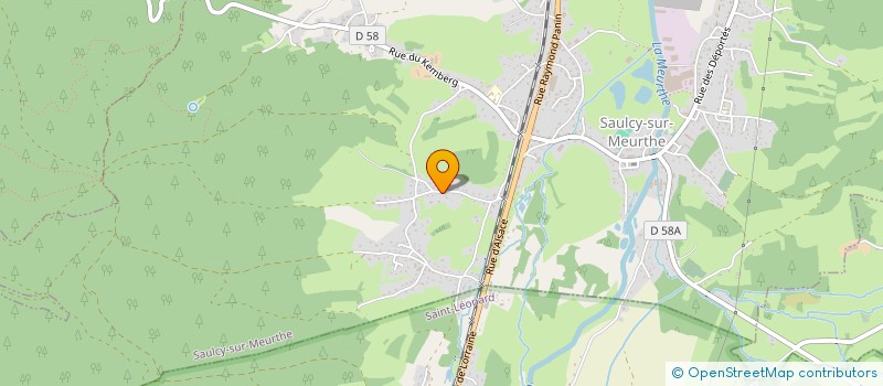 localisation de l'entreprise SRD HANDISPORT DE SAINT-DIE DES VOSGES  NAYEMONT-LES-FOSSES