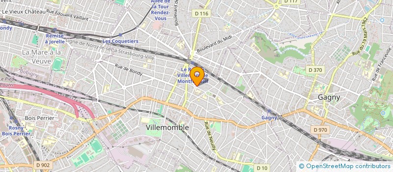 localisation de l'entreprise SRD SYNERGIE  VILLEMOMBLE