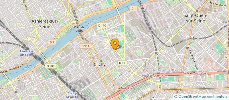 localisation de l'entreprise SRDATA à CLICHY