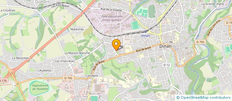 localisation de l'entreprise SRDEJON à DINAN