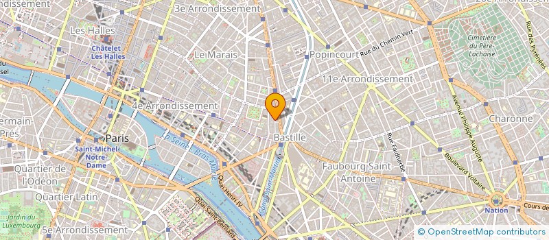 localisation de l'entreprise SRDI à PARIS