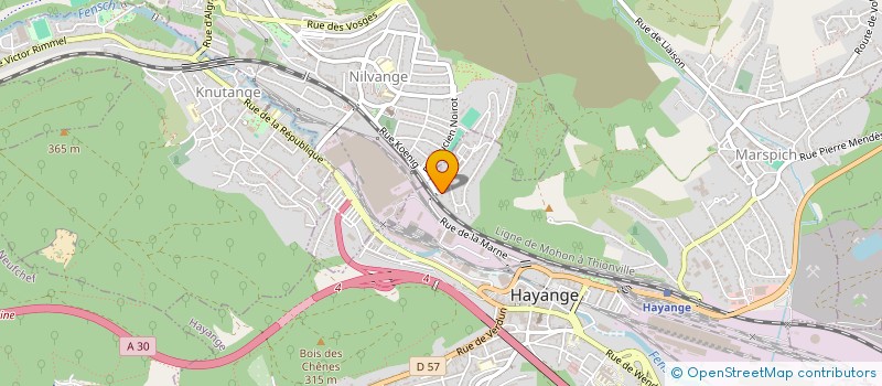 localisation de l'entreprise SRDI à HAYANGE
