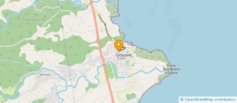 localisation de l'entreprise SRDTP à GOYAVE