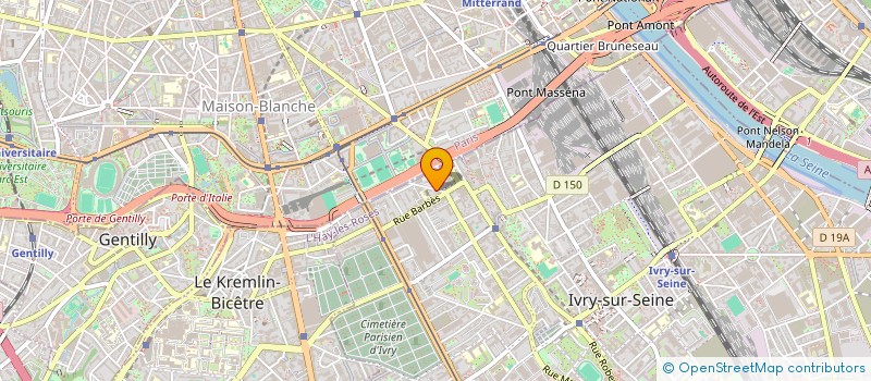 localisation de l'entreprise SRE CONSULT  IVRY-SUR-SEINE