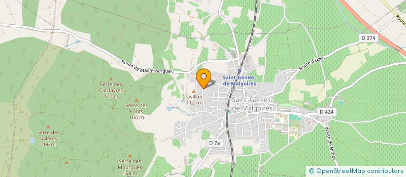 localisation de l'entreprise SREG  SAINT-GENIES-DE-MALGOIRES