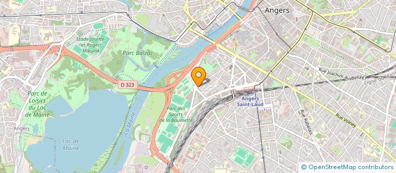 localisation de l'entreprise SREGNA à ANGERS