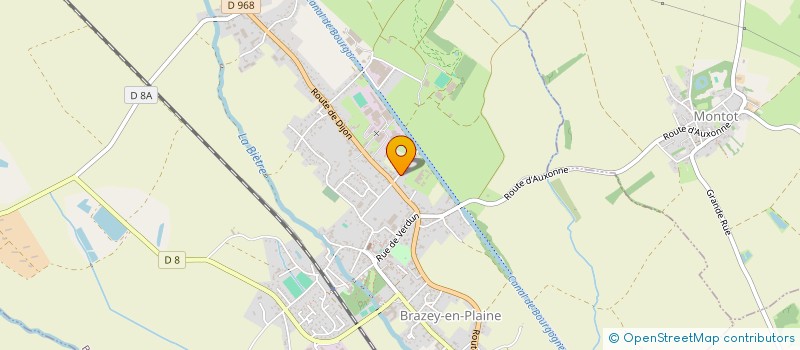 localisation de l'entreprise SREI à BRAZEY-EN-PLAINE