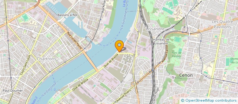 localisation de l'entreprise SREM 1  BORDEAUX