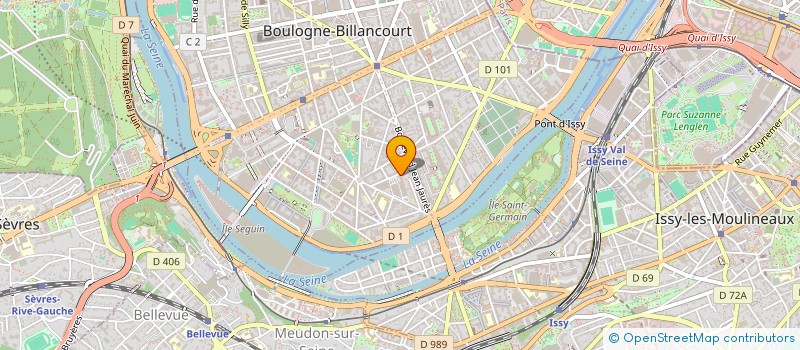 localisation de l'entreprise SRETT INDUSTRIE à BOULOGNE-BILLANCOURT