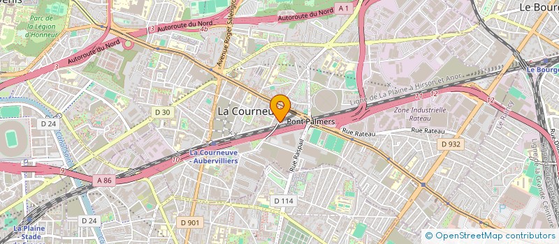 localisation de l'entreprise SREVAHEECHAN à LA COURNEUVE