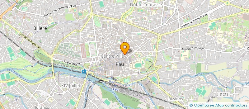 localisation de l'entreprise SRF 2 à PAU