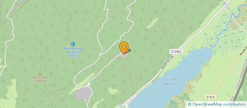 localisation de l'entreprise SRG JURAFLORE - FORT DES ROUSSES  LES ROUSSES