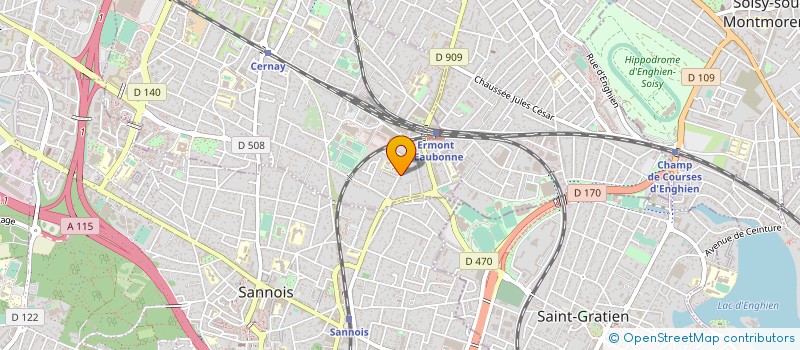 localisation de l'entreprise SRGB SARL  ERMONT