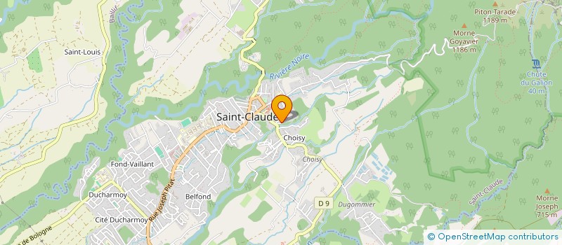 localisation de l'entreprise SRGP IMMO à SAINT-CLAUDE