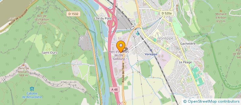 localisation de l'entreprise SRH  VOREPPE