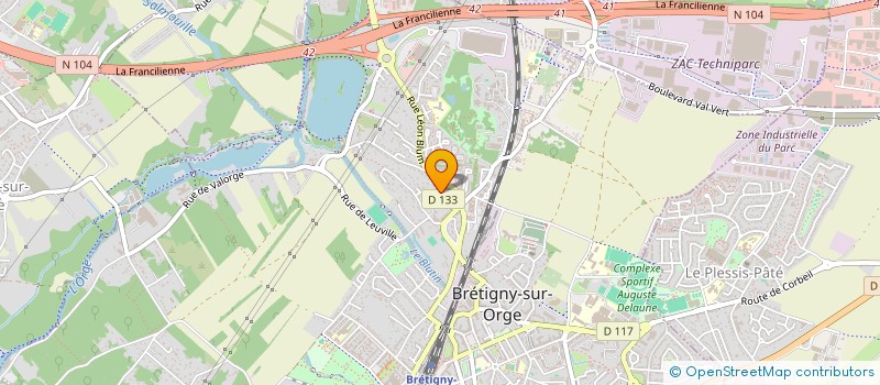 localisation de l'entreprise SRH  BRETIGNY-SUR-ORGE