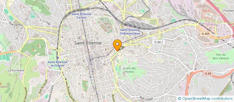 localisation de l'entreprise SRH EXPERTISE  SAINT-ETIENNE