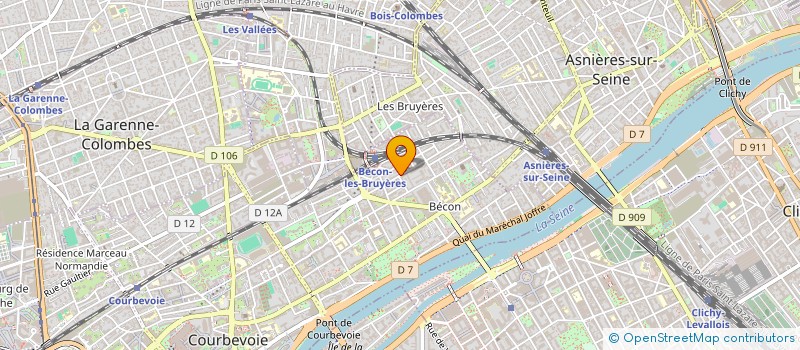 localisation de l'entreprise SRH EYELASH à COURBEVOIE