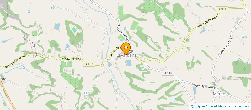 localisation de l'entreprise SRH INVESTISSEMENTS  LAVARDENS