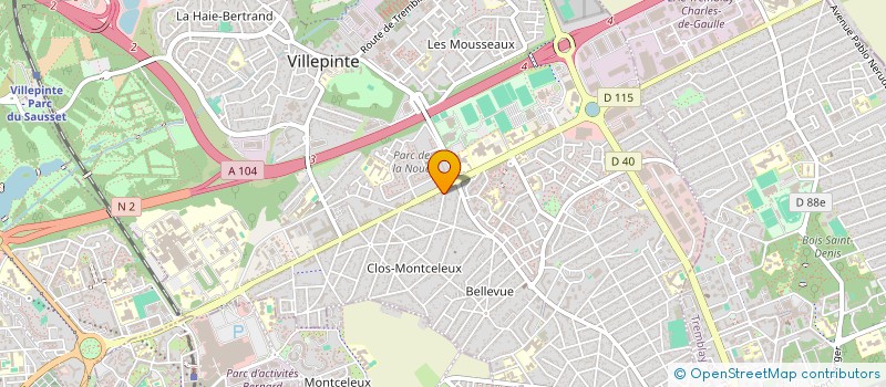 localisation de l'entreprise SRI à VILLEPINTE