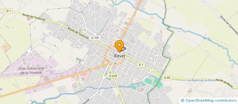 localisation de l'entreprise SRI CONSULTING  REVEL