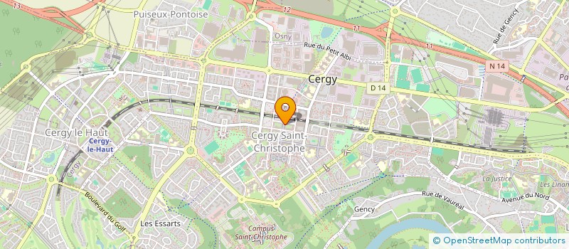 localisation de l'entreprise SRI KALA BHAIRAVAA à CERGY