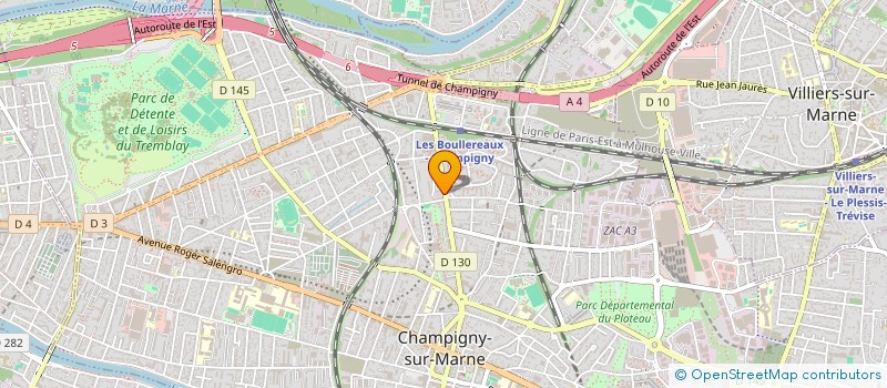 localisation de l'entreprise SRI KAMACHI à CHAMPIGNY-SUR-MARNE