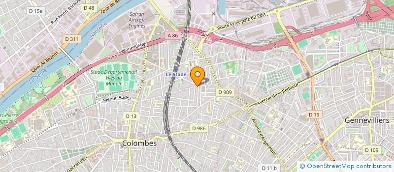 localisation de l'entreprise SRI LASHMY à COLOMBES