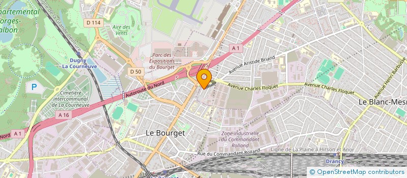localisation de l'entreprise SRIN EXPRESS à LE BLANC-MESNIL