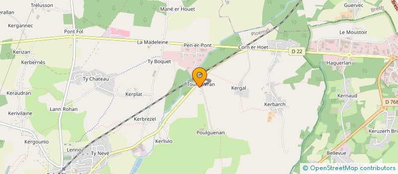 localisation de l'entreprise SRINI VASAN YOGA POUR LE MONDE  PLOEMEL