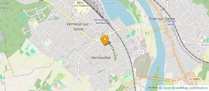 localisation de l'entreprise SRINVEST à VERNOUILLET