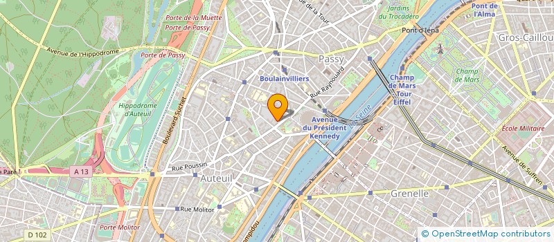 localisation de l'entreprise SRJ à PARIS
