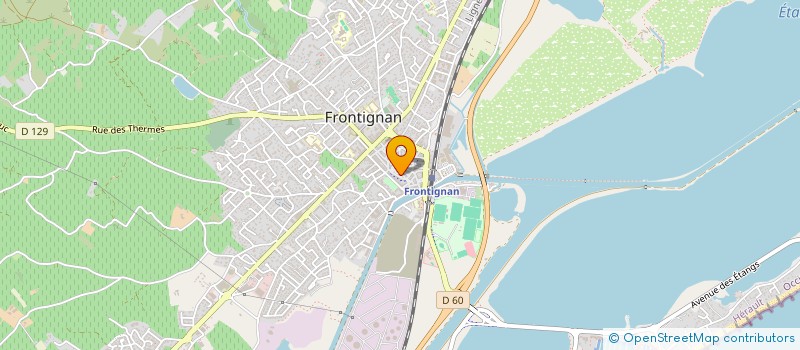 localisation de l'entreprise SRJ 34 à FRONTIGNAN