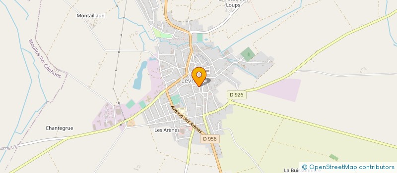 localisation de l'entreprise SRJ 36 à LEVROUX