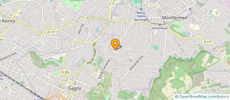 localisation de l'entreprise SRJ BAT à MONTFERMEIL