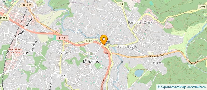 localisation de l'entreprise SRJ RENOV à MOUGINS